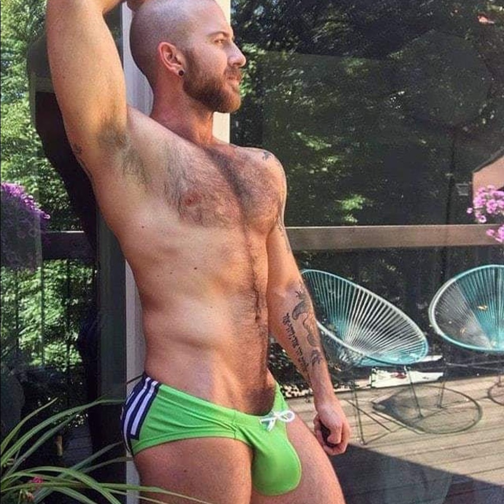 NASTY PIG NP94 Neon💚 Swim Bikini Brief Speedo NWT